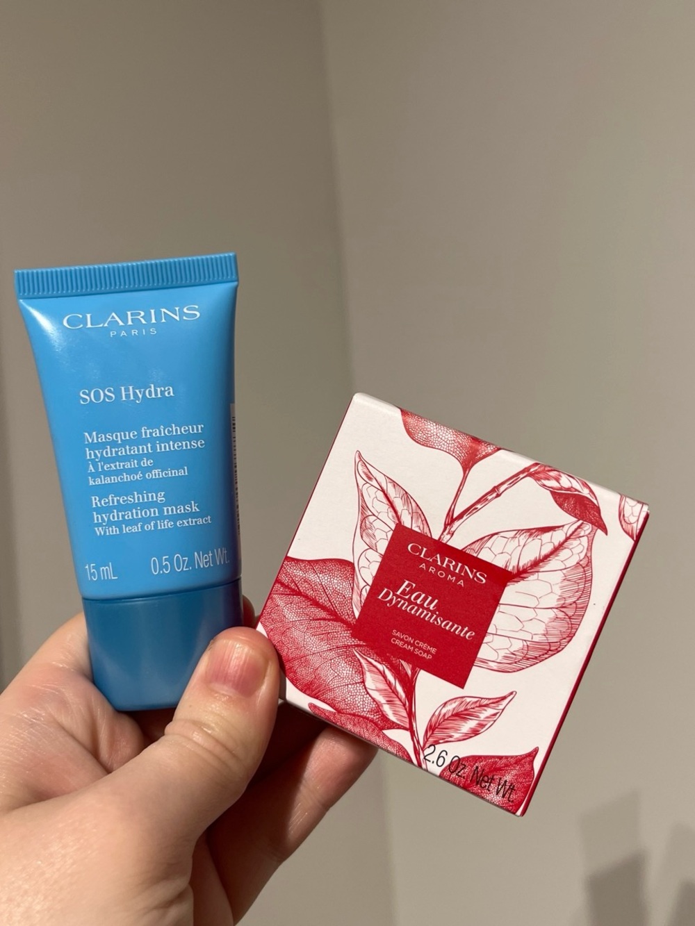 Clarins SOS Hydra Refreshing Hydration Mask&Soap Bar Duo